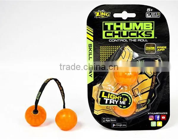 Hot Sell LED Fidget Toys Begleri ,Finger Yoyo Ball ,Thumb Chucks photo-2
