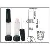 Popular Cosmetic Plastic Nail Art Pen With Applicator Packaging