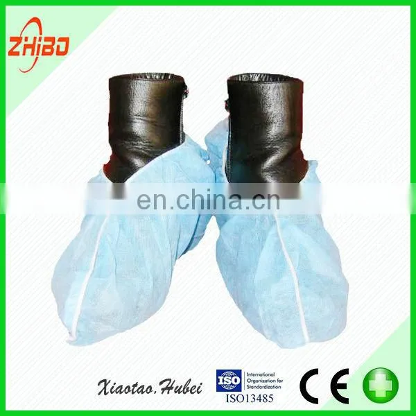 Xiantao Factory Non Woven PP Shoe Cover/Disposable Surgical Overshoe photo-4