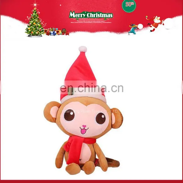 2016 Christmas Stuffed Animal Plush Monkey Toys Dolls photo-3