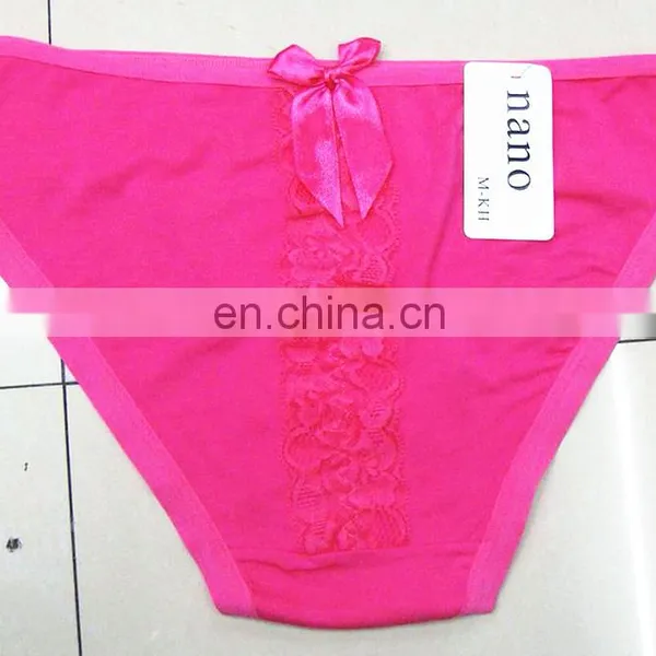 New Products Daily Simple Cotton Underwear for Women With Lace