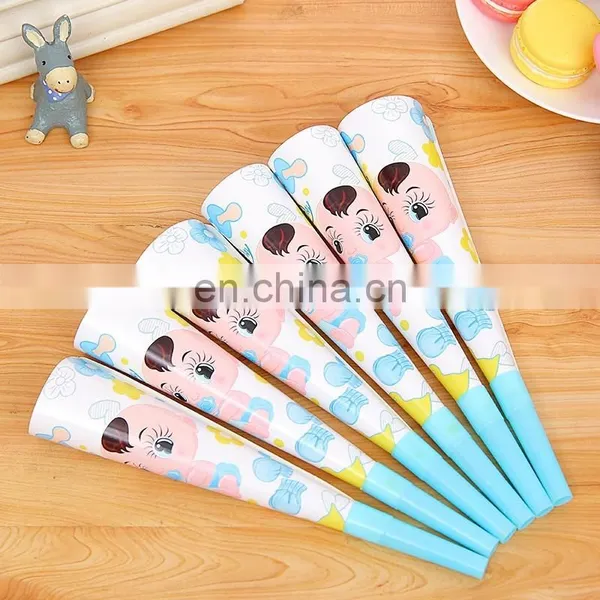 2017 Colorful Printing Kids Party Paper Horn photo-2
