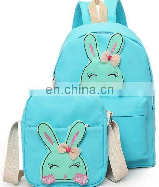 Hot Sale Canvas Backpack With Tote Bag in Stock photo-3