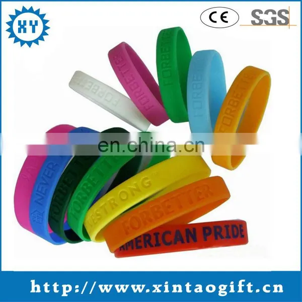 2017 New Style Wholesale Silicone Bracelet for Souvenir
