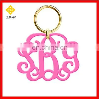 Wholesale Customized Acrylic Monogram Keychain photo-2
