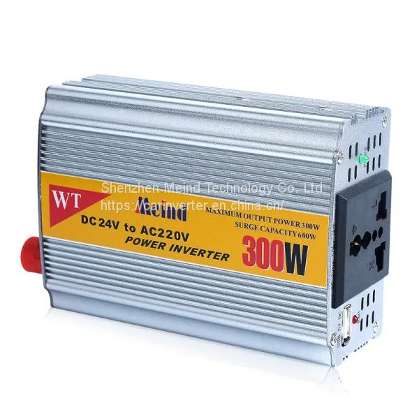 300W DC to AC Modified Sine Wave Power Inverter with USB Universal Socket