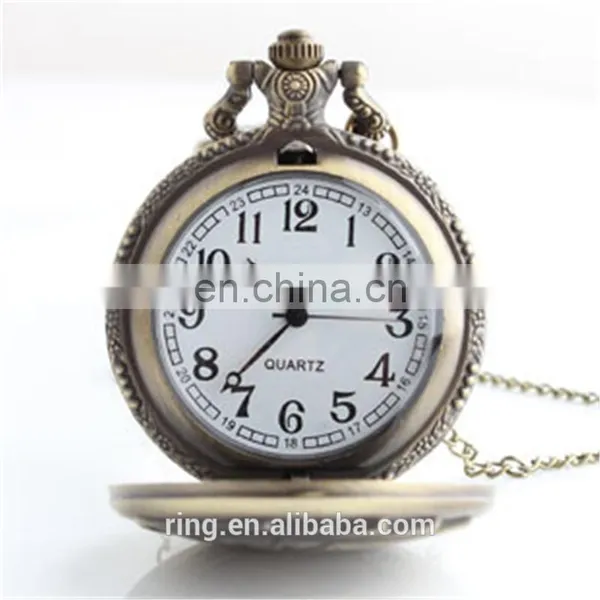 Shun Zi Novel Fashion Poker Bronze Retro Unisex Antique Quartz Pocket Watch Jewelry photo-2