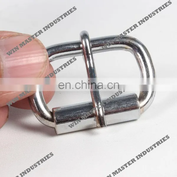 High Quality Silver ROLLER Pin Nickel Free Belt Buckle photo-2