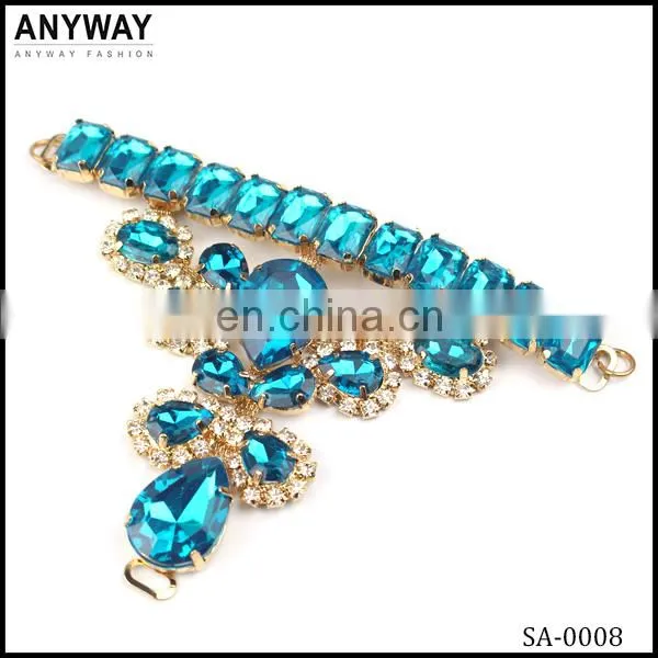 hot sales fashion rhinestone bikini buckle for decoration