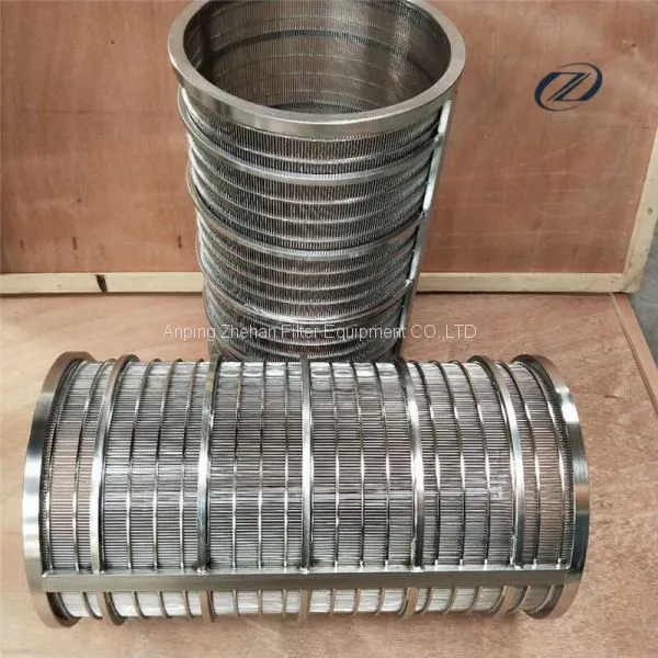 Stainless SS Filter Steel Wedge Johnson Wire Screen , Deep Well Water Pipes photo-3