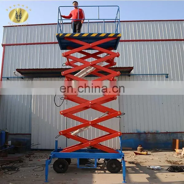 7LSJY Shandong SevenLift 500kg China Hand Operated Portable Manual Electric Scissor Lift Platform Machine photo-6
