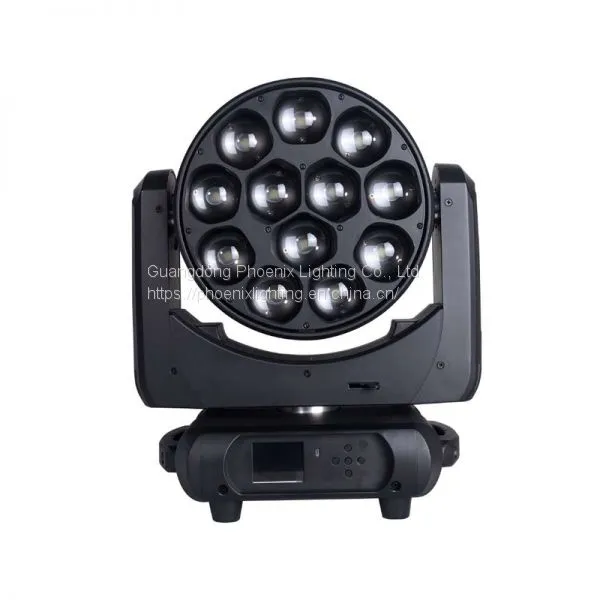 Световой эффект Dj, 12*40W 4in1 LED Плавно поворачиваемый прожектор с зумом
