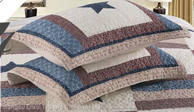American Cotton Patchwork Bedspread 3pcs Set photo-2