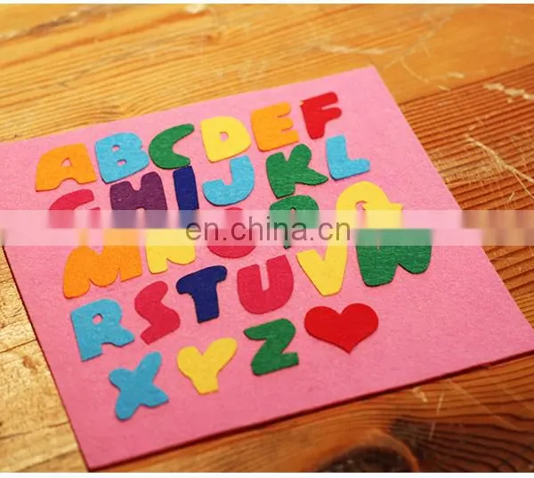 Wholesale Die Cut Cheapest Price Felt Numbers Alphabet Letters for Children From China Supplier photo-5