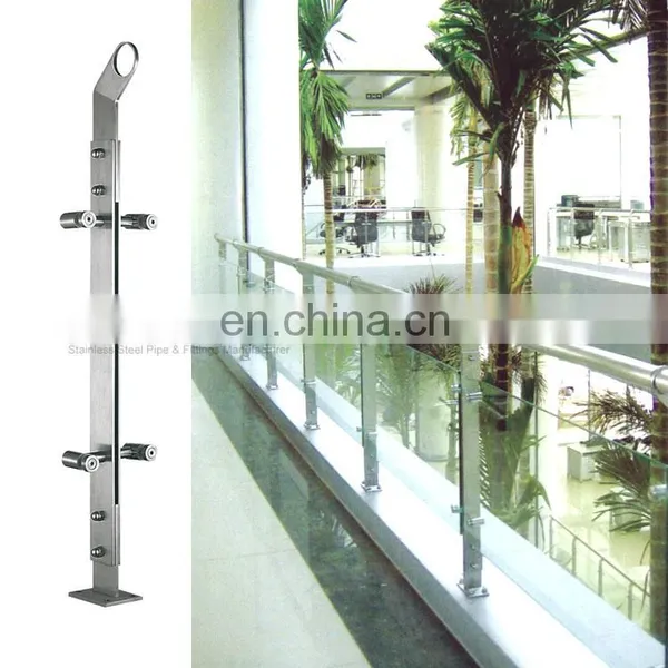 Top Sale Hospital 304 316 Steel Railing Designs For Balcony Stainless Steel Railing Supplier From China photo-3