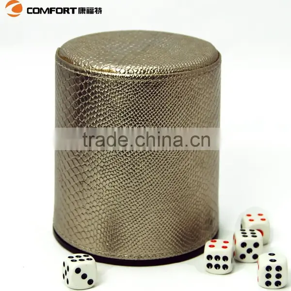 Factory Sale Cheap Wholesale Leather Dice Game,dice Cup photo-5