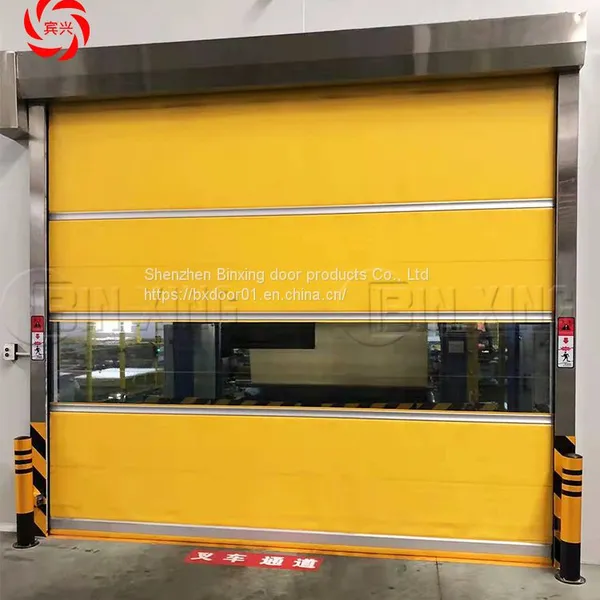 Industrial Fast Automatic Pvc High Speed Pvc Roll Up Door Energy Save Intelligent Pvc Fast Door Speed Fast Rapid Door