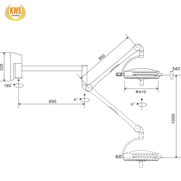 108W LED Plastic Surgery Veterinary Medical Oral Implants Wall Shadowless Operation Light Lamp photo-4