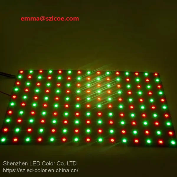Individual Addressable RGB SMD5050 WS2812B Flexible PCB Digital 8x8 8x16 16x16 256 Pixels Flexible LED Matrix Display Panel