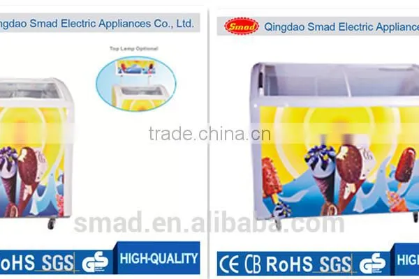 100liters Horizontal Chest Freezer With Glass Top photo-2