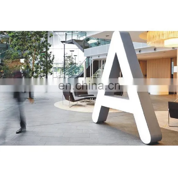 Hot Selling Good Quality Classic Design Lobby Office Wall Stainless Steel Letters Signs Signage photo-2