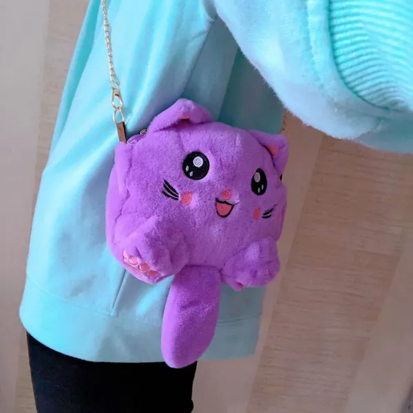 019Children's Crossbody Bag Cute Animal Plush Bag photo-3