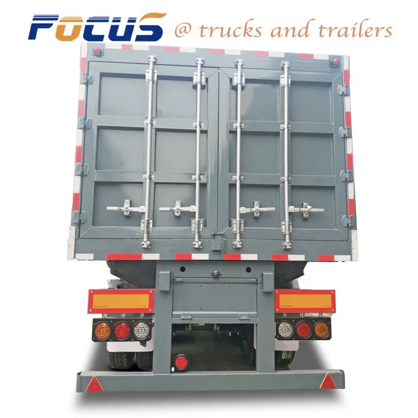 Box Van Trailers for Sale,Van Box Curtain Side Vehicle Truck Semi Trailer for Beverage photo-2