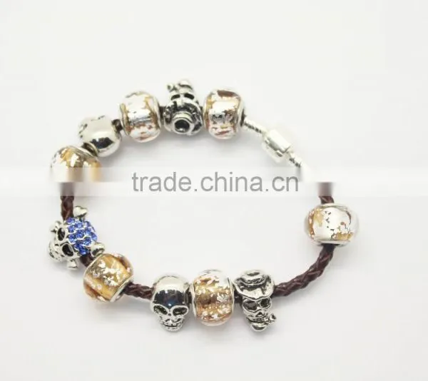 Handmade Color Leather Bracelets Wholesale With DIY Beads photo-3