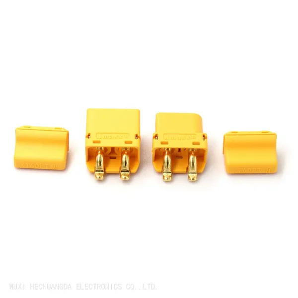 Amass XT60PT-F/M Connectors SMT PCB Solder Connectors XT60PT Male Female Battery Connectors photo-2