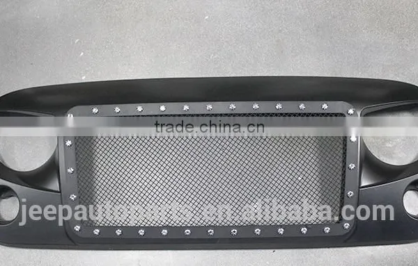 JK PARAMOUNT GRILLE WITH LED LIGHT FOR 07-15 JEEP WRANGLER photo-2