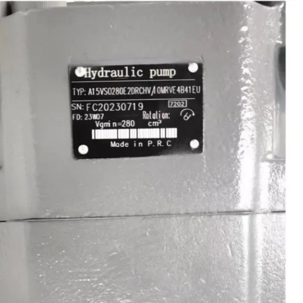 SBZSZ A15VSO SERIES Axial Piston Pump A15VSO280DRDGA0V/10MRVE4B41EU A15VSO280E2DRCHV/10MRVE4B21BEU Hydraulic Pumps photo-2
