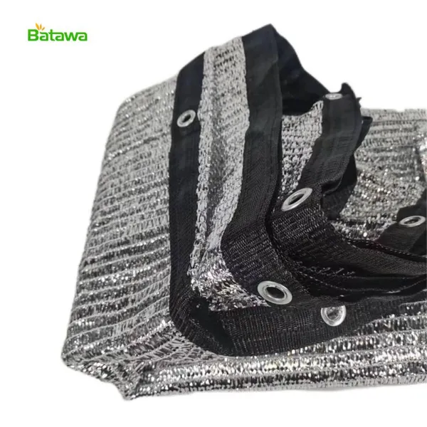 Reflective Shade Cloth Fabric With Grommets Breathable