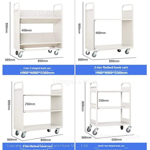 Multi-Functional Minimalist Office Design Book Cart | Modern Aesthetics for Workspace & Home | Fusion of Form & Function