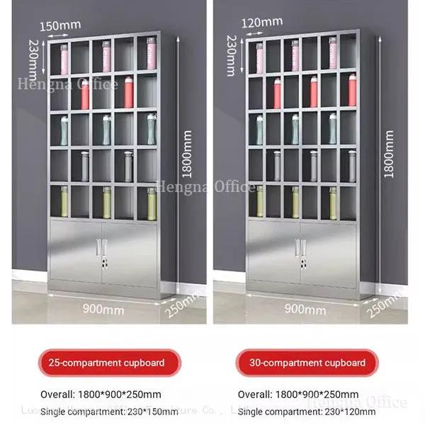High Capacity Drinkware Storage System: Stainless Steel Rack for Thermos and Sports Bottles