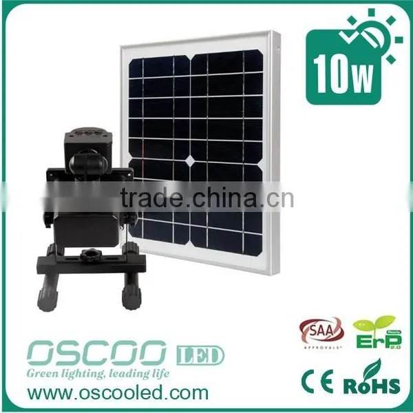 10W 20W 30w Portable Motion Sensor Rechargeable Led Solar Flood Light photo-4