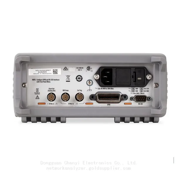 Original Marken-neue Keysight 34420A-Messgeräte auf Lager, vollständige Zubehörteile mit Fabrikkalibrierungszertifikat, schnelle globale Lieferung photo-4