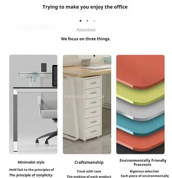 Metal Mobile Storage Cabinet With Silent Wheels | for Home Office in Paris | Wholesale Supplier photo-4