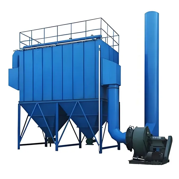 High Efficiency Industrial Baghouse Dust Collector for Cement, Mining & Woodworking