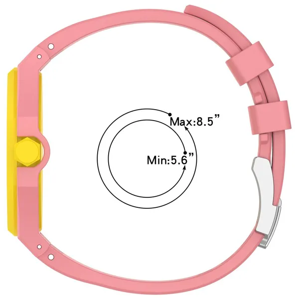 Sport Soft Rubber Silicone Watch Wristband Quick Release Watch Strap photo-3