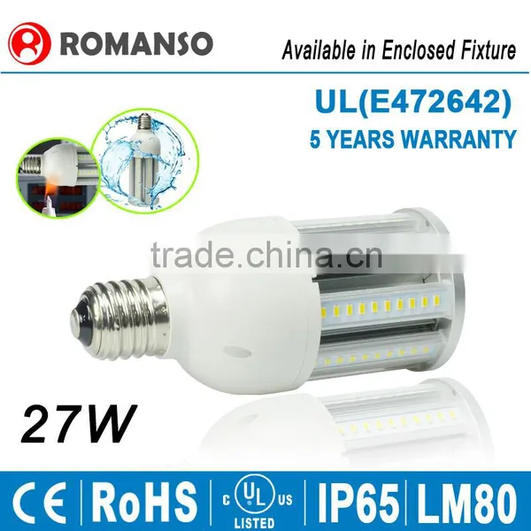 UL Listed E40 E27 LED Corn Light Bulb Samsung 2835 45w Led Street Lighting 5 Years Warranty photo-3