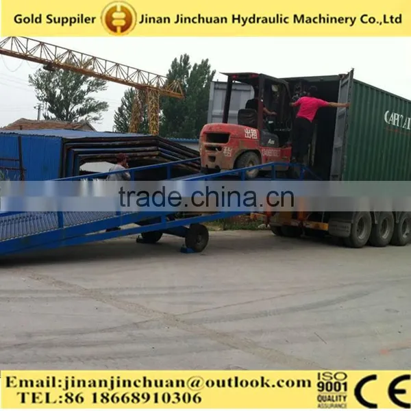 Container Used Mobile Hydraulic Yard Ramp Hydraulic/Mobile Ramp With Large Container photo-3