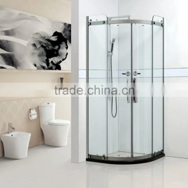 New Arrival Fancy Glass Shower Enclosure With Marble Trim photo-5
