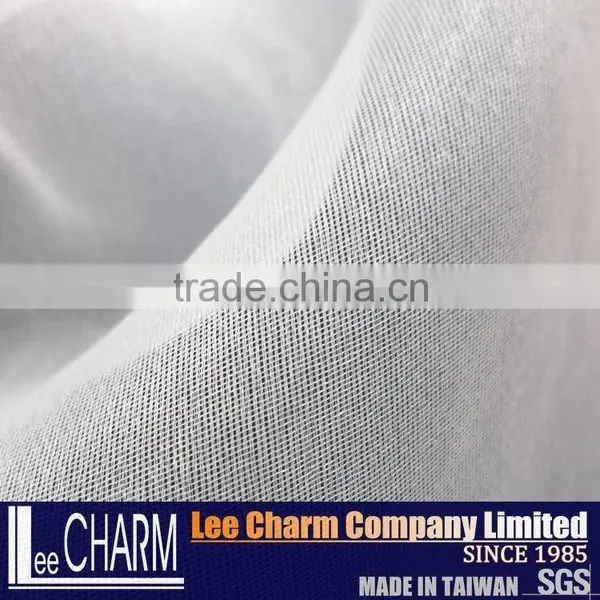 100% Polyester Satin Ivory Organza Fabric photo-2