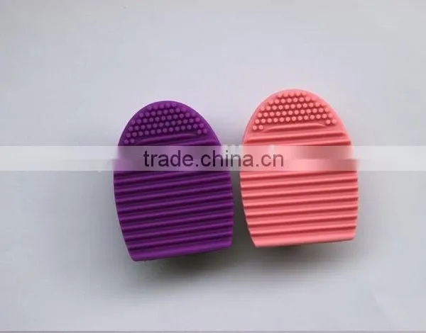 Brushegg Silicone Brush Cleaning Egg Brush Cleaning Egg Cosmetic Brush Cleanser Mack up Makeup Brush Cleaner Clean Tools photo-4