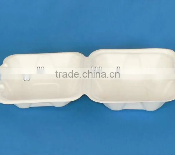 Dispostable Bagasse Pulp Take Away Box photo-2