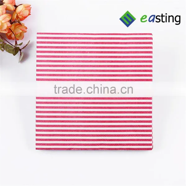 33*33cm Raw Materials Quarter Fold Printed Paper Napkin photo-5