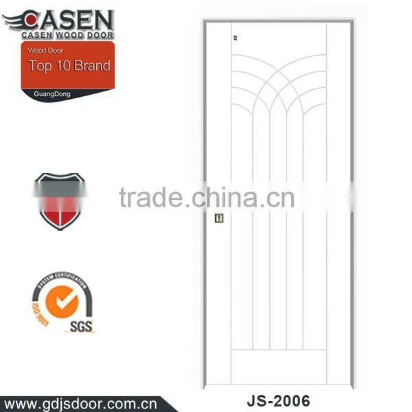 Economic Finished Surface Birch Wooden Fire Rated Door photo-3