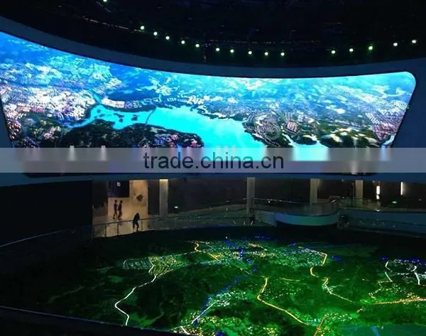 ShenZhen Creking Factory Poplar p6 Indoor Curved Led Panel/Full Color Stage Flexible Led Background photo-2