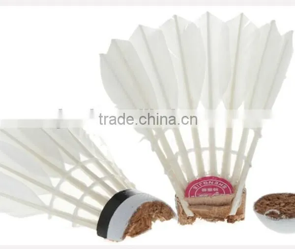 Special Cheap Badminton Shuttlecock Teal Feather Ball For Club Using photo-4