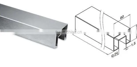 Welding Stainless Steel Square Tube Hollow Profiled photo-2